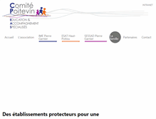 Tablet Screenshot of comite-poitevin.net